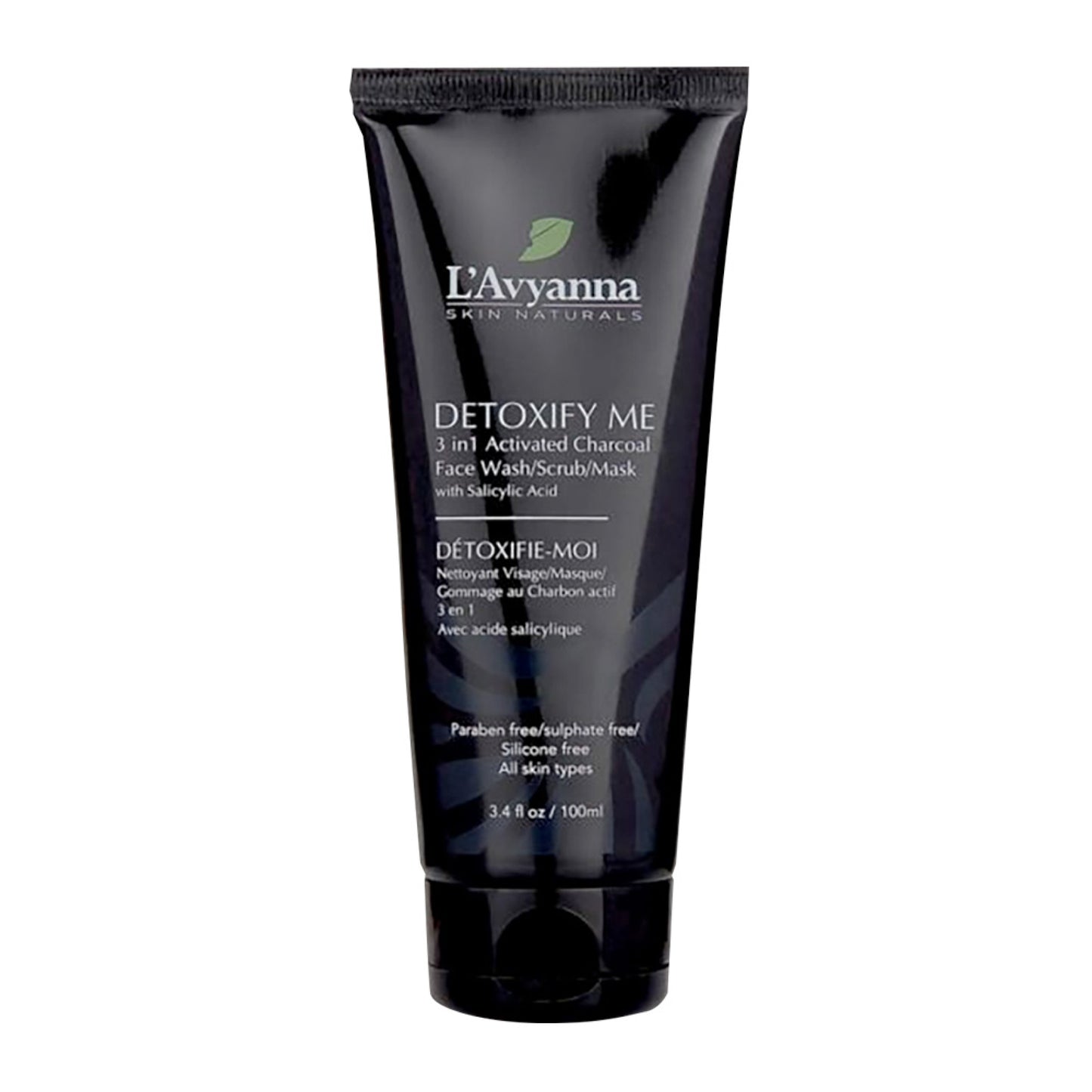 3 In 1 Activated Charcoal Face Wash/Scrub/Mask